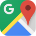 open station coordinates in new Google maps window